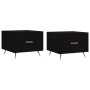 Mesas de centro 2 uds madera de ingeniería negro 50x50x40 cm de vidaXL, Mesas de centro - Ref: Foro24-829335, Precio: 67,94 €...