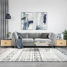 Coffee tables 2 pcs engineered wood Sonoma oak 50x50x40cm by vidaXL, Coffee table - Ref: Foro24-829339, Price: 66,67 €, Disco...