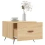 Mesas de centro 2 uds madera ingeniería roble Sonoma 50x50x40cm de vidaXL, Mesas de centro - Ref: Foro24-829339, Precio: 66,6...