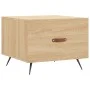 Mesas de centro 2 uds madera ingeniería roble Sonoma 50x50x40cm de vidaXL, Mesas de centro - Ref: Foro24-829339, Precio: 66,6...