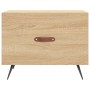 Mesas de centro 2 uds madera ingeniería roble Sonoma 50x50x40cm de vidaXL, Mesas de centro - Ref: Foro24-829339, Precio: 67,2...