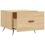 Mesas de centro 2 uds madera ingeniería roble Sonoma 50x50x40cm de vidaXL, Mesas de centro - Ref: Foro24-829339, Precio: 66,6...