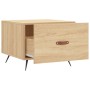 Mesas de centro 2 uds madera ingeniería roble Sonoma 50x50x40cm de vidaXL, Mesas de centro - Ref: Foro24-829339, Precio: 67,2...