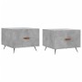 Mesa de centro 2 uds madera ingeniería gris hormigón 50x50x40cm de vidaXL, Mesas de centro - Ref: Foro24-829341, Precio: 67,8...
