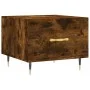 Mesa de centro 2 uds madera ingeniería roble ahumado 50x50x40cm de vidaXL, Mesas de centro - Ref: Foro24-829359, Precio: 66,0...