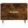 Mesa de centro 2 uds madera ingeniería roble ahumado 50x50x40cm de vidaXL, Mesas de centro - Ref: Foro24-829359, Precio: 66,0...