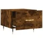 Mesa de centro 2 uds madera ingeniería roble ahumado 50x50x40cm de vidaXL, Mesas de centro - Ref: Foro24-829359, Precio: 66,0...