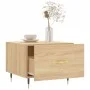 Mesas de centro 2 uds madera ingeniería roble Sonoma 50x50x40cm de vidaXL, Mesas de centro - Ref: Foro24-829355, Precio: 66,0...