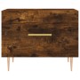 Mesa de centro 2 uds madera ingeniería roble ahumado 50x50x40cm de vidaXL, Mesas de centro - Ref: Foro24-829375, Precio: 65,8...