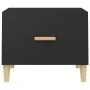 Coffee tables 2 pcs black engineered wood 50x50x40 cm by vidaXL, Coffee table - Ref: Foro24-812711, Price: 61,86 €, Discount: %
