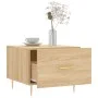 Mesas de centro 2 uds madera ingeniería roble Sonoma 50x50x40cm de vidaXL, Mesas de centro - Ref: Foro24-829371, Precio: 65,2...