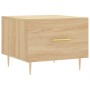 Mesas de centro 2 uds madera ingeniería roble Sonoma 50x50x40cm de vidaXL, Mesas de centro - Ref: Foro24-829371, Precio: 65,8...