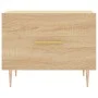 Mesas de centro 2 uds madera ingeniería roble Sonoma 50x50x40cm de vidaXL, Mesas de centro - Ref: Foro24-829371, Precio: 65,2...