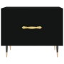 Mesas de centro 2 uds madera de ingeniería negro 50x50x40 cm de vidaXL, Mesas de centro - Ref: Foro24-829351, Precio: 67,24 €...