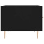 Mesas de centro 2 uds madera de ingeniería negro 50x50x40 cm de vidaXL, Mesas de centro - Ref: Foro24-829367, Precio: 66,55 €...