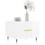 Mesa de centro 2 uds madera ingeniería blanco brillo 50x50x40cm de vidaXL, Mesas de centro - Ref: Foro24-829353, Precio: 72,1...
