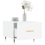 Mesa de centro 2 uds madera ingeniería blanco brillo 50x50x40cm de vidaXL, Mesas de centro - Ref: Foro24-829353, Precio: 72,7...