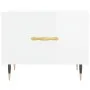 Mesa de centro 2 uds madera ingeniería blanco brillo 50x50x40cm de vidaXL, Mesas de centro - Ref: Foro24-829353, Precio: 72,1...