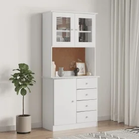ALTA tall sideboard solid white pine wood 77x35x165 cm by vidaXL, Sideboards - Ref: Foro24-3187772, Price: 231,76 €, Discount: %