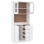Aparador alto ALTA madera maciza de pino blanco 77x35x165 cm de vidaXL, Aparadores - Ref: Foro24-3187772, Precio: 231,76 €, D...