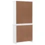 Aparador alto ALTA madera maciza de pino blanco 77x35x165 cm de vidaXL, Aparadores - Ref: Foro24-3187772, Precio: 231,76 €, D...