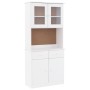 Aparador alto ALTA madera maciza de pino blanco 77x35x165 cm de vidaXL, Aparadores - Ref: Foro24-3187774, Precio: 242,83 €, D...