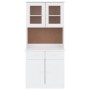 Aparador alto ALTA madera maciza de pino blanco 77x35x165 cm de vidaXL, Aparadores - Ref: Foro24-3187774, Precio: 242,83 €, D...