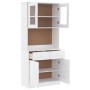 Aparador alto ALTA madera maciza de pino blanco 77x35x165 cm de vidaXL, Aparadores - Ref: Foro24-3187774, Precio: 242,83 €, D...