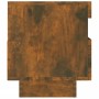 Mueble de TV con luces LED color roble ahumado 80x35x40 cm de vidaXL, Muebles TV - Ref: Foro24-815723, Precio: 53,75 €, Descu...