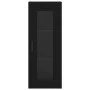 Aparador de madera contrachapada negro 34,5x34x180 cm de vidaXL, Aparadores - Ref: Foro24-3199426, Precio: 104,69 €, Descuent...