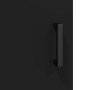 Aparador de madera contrachapada negro 34,5x34x180 cm de vidaXL, Aparadores - Ref: Foro24-3199426, Precio: 105,95 €, Descuent...
