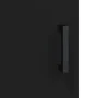 Aparador de madera contrachapada negro 34,5x34x180 cm de vidaXL, Aparadores - Ref: Foro24-3199426, Precio: 104,69 €, Descuent...
