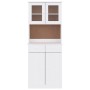 Aparador alto ALTA madera maciza de pino blanco 77x35x188 cm de vidaXL, Aparadores - Ref: Foro24-3187776, Precio: 247,63 €, D...