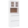 Aparador alto ALTA madera maciza de pino blanco 77x35x188 cm de vidaXL, Aparadores - Ref: Foro24-3187778, Precio: 259,79 €, D...