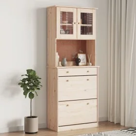 Aparador alto ALTA madera maciza de pino 77x35x188 cm de vidaXL, Aparadores - Ref: Foro24-3187777, Precio: 251,76 €, Descuent...