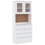 Aparador alto ALTA madera maciza de pino blanco 77x35x165 cm de vidaXL, Aparadores - Ref: Foro24-3187780, Precio: 258,46 €, D...