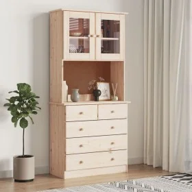 Aparador alto ALTA madera maciza de pino 77x35x165 cm de vidaXL, Aparadores - Ref: Foro24-3187779, Precio: 259,58 €, Descuent...