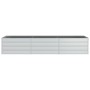 Arriate de acero galvanizado plateado 240x80x45 cm de vidaXL, Maceteros y jardineras - Ref: Foro24-316888, Precio: 57,78 €, D...
