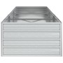 Arriate de acero galvanizado plateado 240x80x45 cm de vidaXL, Maceteros y jardineras - Ref: Foro24-316888, Precio: 57,78 €, D...