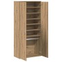 Highboard Roble artisan 80 x 39 x 178 cm Madera contrachapada en Zapateros y organizadores de calzado | Comprar online en Foru.e
