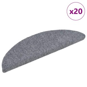 Felpudos autoadhesivos para escaleras, 20 unidades, 56 x 17 x 3 cm, gris claro, semicirculares en Hogar | Comprar online en Foru