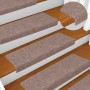 Felpudos autoadhesivos para escaleras, 30 unidades, 65 x 21 x 4 cm, color crema, borde rectangular en Hogar | Comprar online en 