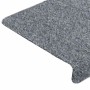 Felpudos autoadhesivos para escaleras, 30 unidades, 65 x 21 x 4 cm, gris claro, borde rectangular en Hogar | Comprar online en F
