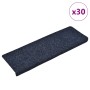 Felpudos autoadhesivos para escaleras, 30 unidades, 65 x 21 x 4 cm, borde rectangular azul en Hogar | Comprar online en Foru.es