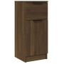 Aparador madera contrachapada color roble marrón 30x30x70 cm de vidaXL, Aparadores - Ref: Foro24-817004, Precio: 56,91 €, Des...