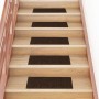 Felpudos autoadhesivos para escaleras, 30 unidades, 60 x 25 cm, marrón, rectangulares en Hogar | Comprar online en Foru.es