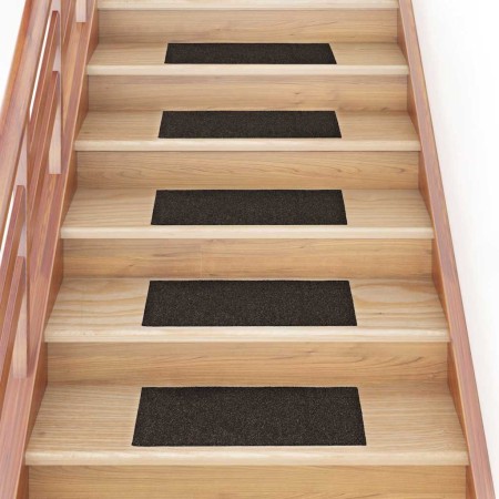 Felpudos autoadhesivos para escaleras, 30 unidades, 60 x 25 cm, marrón oscuro, rectangulares en Hogar | Comprar online en Foru.e