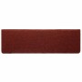 Felpudos autoadhesivos para escaleras, 20 unidades, 65 x 21 x 4 cm, borde rectangular, color rojo burdeos en Hogar | Comprar onl