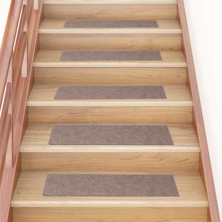 Felpudos autoadhesivos para escaleras, 30 unidades, 76 x 20 cm, marrón claro, rectangulares en Hogar | Comprar online en Foru.es
