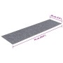 Felpudos autoadhesivos para escaleras, 30 unidades, 76 x 20 cm, gris claro, rectangulares en Hogar | Comprar online en Foru.es